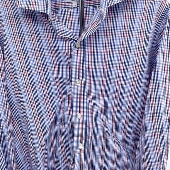 Sz‎ 17 Classic Fit Ledbury Long Sleeve Button Down Dress Shirt - Picture 5 of 9